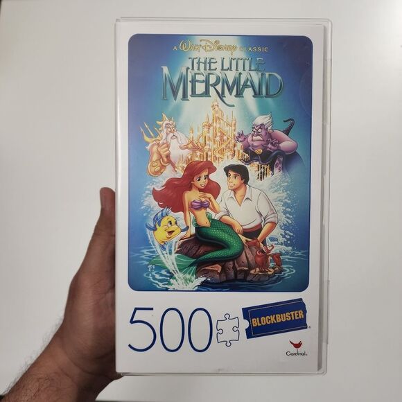 Blockbuster VHS Style Disney The Little Mermaid Ariel Nostalgia Puzzle BRAND NEW - Picture 8 of 8